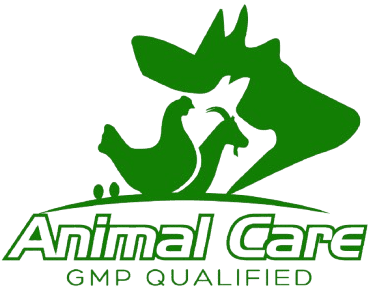 Animal Care GMP Qualified logo with animals visible